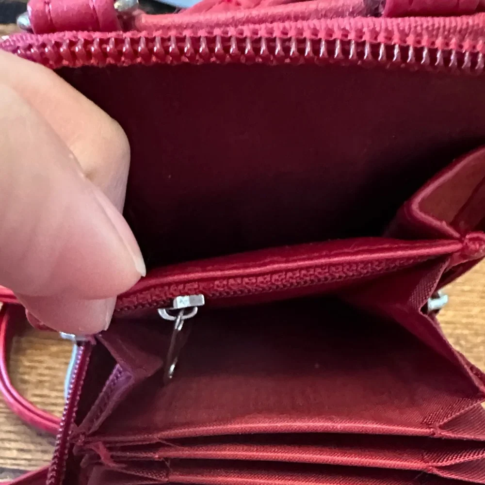 NWOT Buxton Cherry Red Phone Case and Wallet